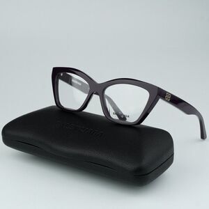 NEW Balenciaga BB0342O 003 Violet Cat Eye Women Eyeglasses BB 0342O